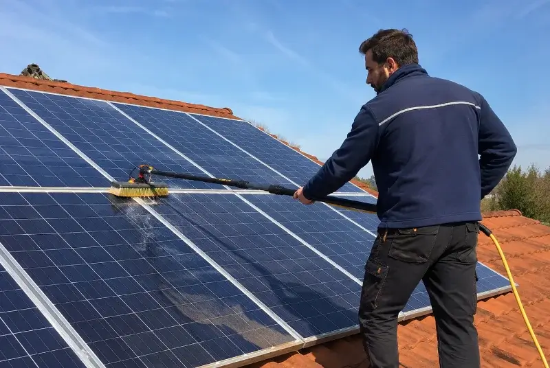 Nettoyage et entretien de panneaux solaires aux Salles-sur-Verdon